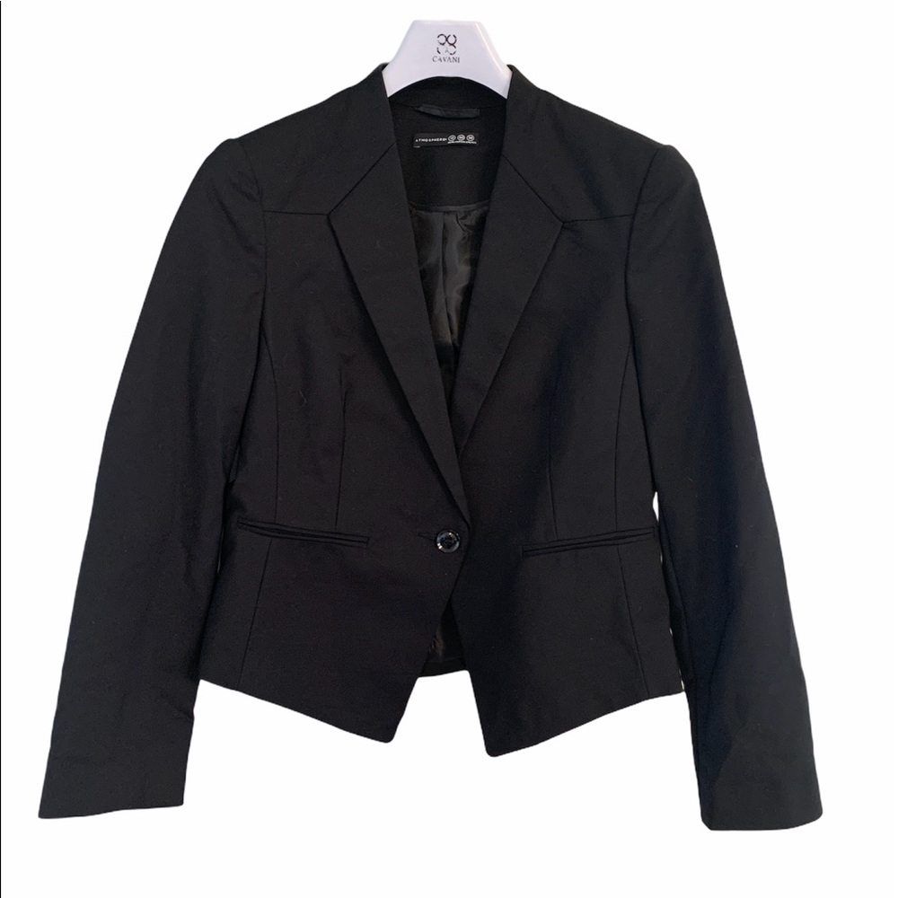 Sleek black blazer